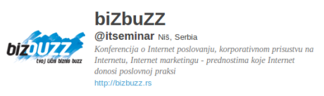 BizBuzz Twitter profil
