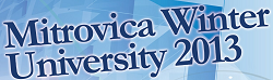 Mitrovica Winter University 2013 - Mitrovački zimski Univerzitet 2013