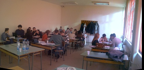 Studenti na kursu Internet marketinga - Mitrovački zimski Univerzitet 2013